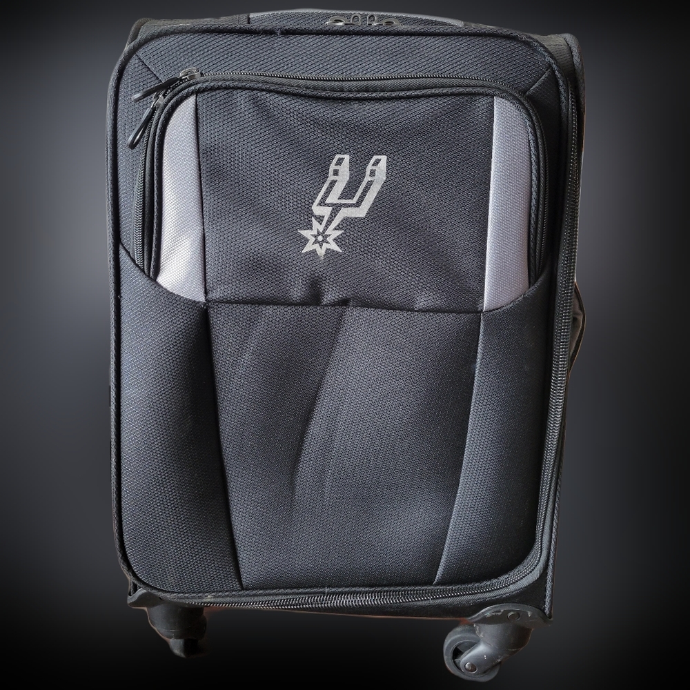 NBA San Antonio Spurs Branded Soft-Sided Carry-on Bag Luggage